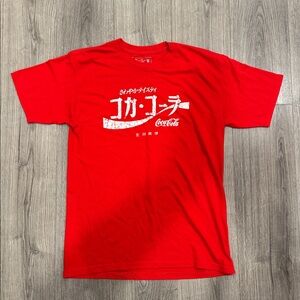 Red Coca Cola Men’s Tee Shirt Size Large